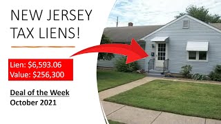 New Jersey Tax Liens - Homes & Land - Oct 2021 - Deal of the Week