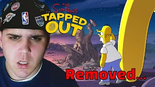 The Simpsons TAPPED OUT Officially Removed...