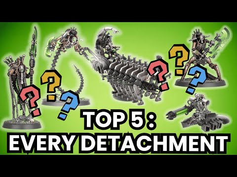 What Are The TOP 5 UNITS In Each Necron Detachment?