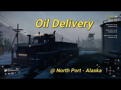 SnowRunner | Oil Delivery -Twinsteer 6900 | North Port - Alaska | Gameplay Ep56 | Xbox One X