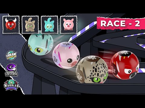🏁 FREAK MARBLES TOURNAMENT: Race 2 | Marble Universe #freakmarbles #marblerun