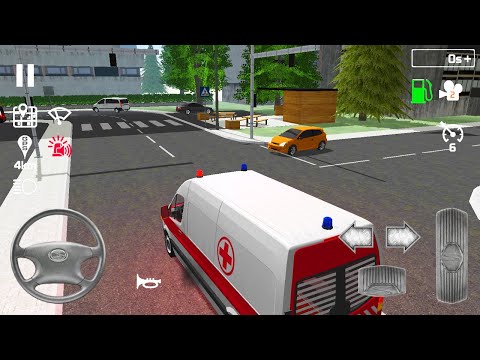 Emergency Ambulance Simulator 2021 - Emergency Ambulance Minibus Game | Android Gameplay