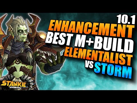 The BEST Enhancement M+ build - Elementalist VS Storm Cleave | Dragonflight Season 2