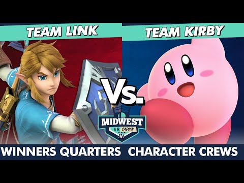 Midwest Arcadian IV Character Crews - Team Link Vs. Team Kirby SSBU Ultimate Tournament