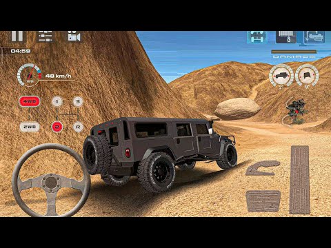 Off-road Drive Dessert | Hummer H1 | Level 6 !