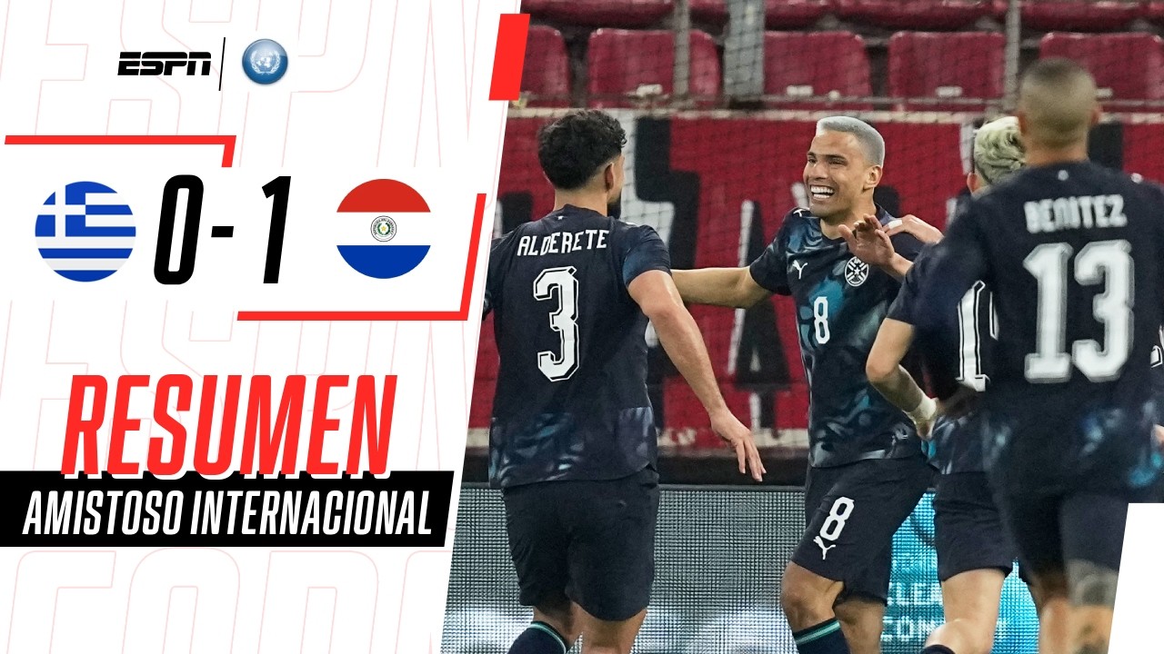 LA PARAGUAY DE ALFARO DERROTÓ A GRECIA CON UN GOLAZO DE TIRO LIBRE | Grecia 0-1 Paraguay | RESUMEN