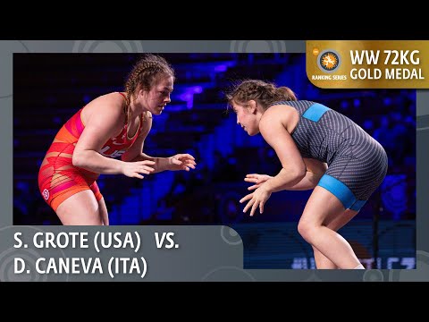 Gold Medal • WW 72Kg • Skylar Allison Elizabeth GROTE (USA) vs. Dalma CANEVA (ITA)