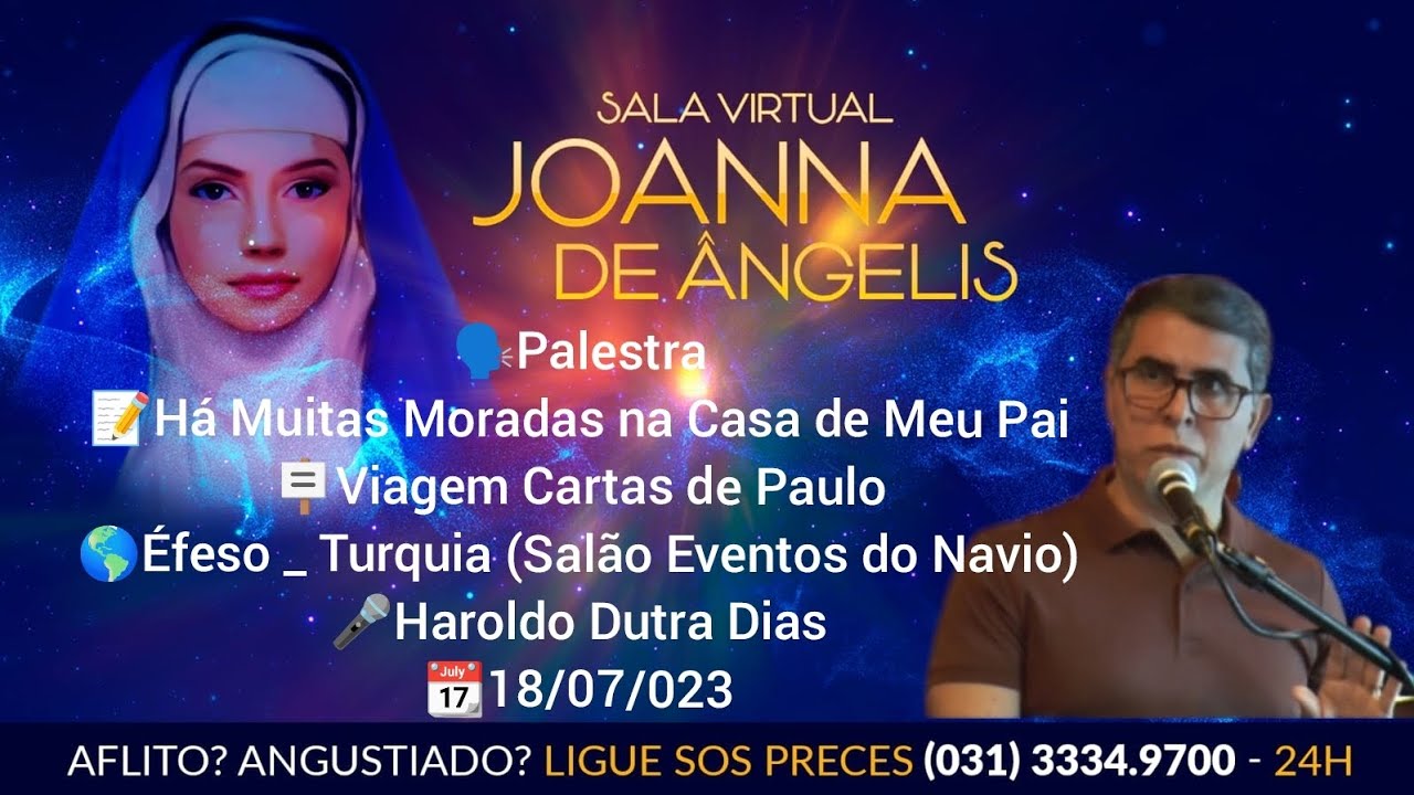 📝Há Muitas Moradas na Casa de Meu Pai🪧Viagem Cartas de Paulo🎤Haroldo Dutra Dias