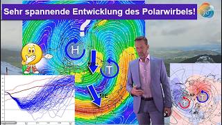 Mittelfrist & sehr spannende Entwicklung des Polarwirbels! Nach Hochdruck Winter