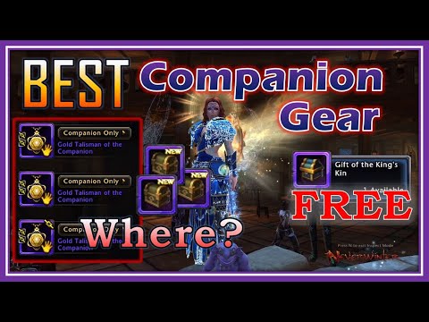 How to get the BEST Companion Gear, Where & Why - Free King's Kin Pack - Neverwinter Mod 20