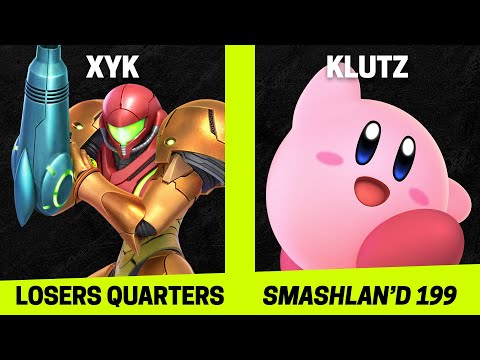 SmashLAN'd 199 Losers Quarters - XYK (Samus) vs Klutz (Kirby) - SSBU Tournament