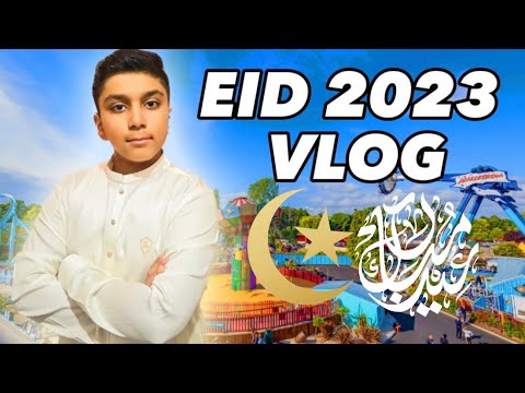 EID MUBARAK!!!!| EID UL FITR 2023 VLOG| Eid Fireworks 🎆 and Funfair| Eid Salah|#Eid#fireworks#eid#