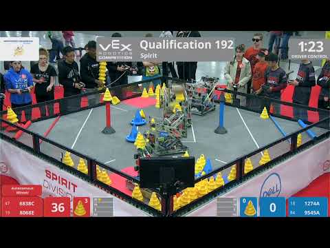 2018 VRC-MS Spir Q192 - 6838C 8068E vs 1274A 9545A - 118 to 53