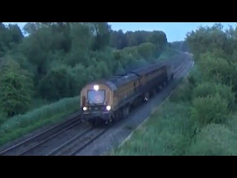 very dirty stone blower passing calcot from reading triangle sidings to adimaston