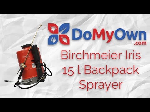  Birchmeier Iris 15L (4 Gallon) Backpack Sprayer Video 