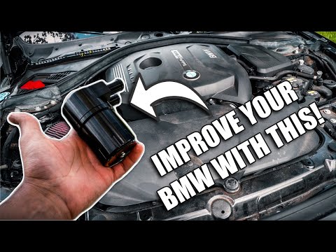 HOW TO INSTALL A BMS OIL CATCHING CAN ON YOUR BMW F30 (330i b46)