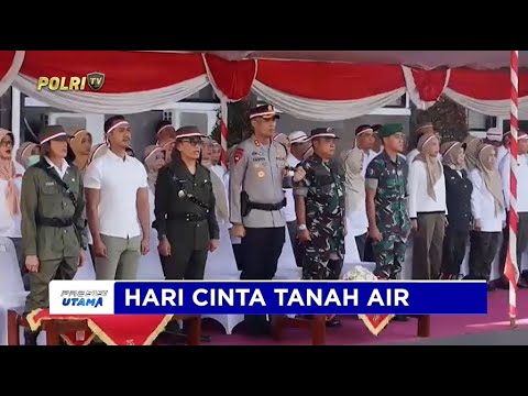 POLRES BLITAR KOTA HADIRI HARI CINTA TANAH AIR