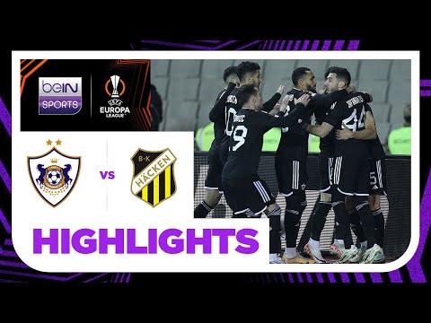 FK Qarabag v BK Hacken | UEFA Europa League 23/24 Match Highlights