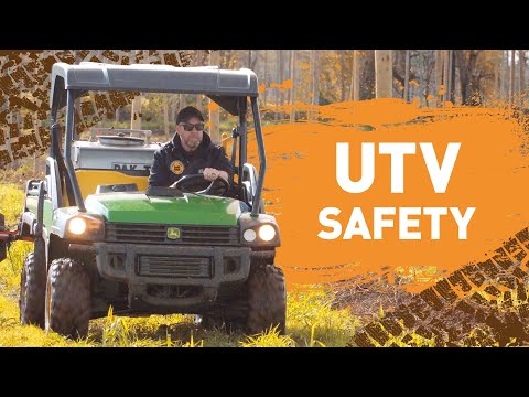 How to operate a UTV safely on the farm or worksite