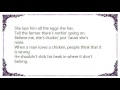 Bob Rivers - When a Man Loves a Chicken Lyrics