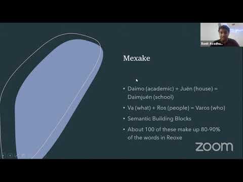 Ronit Avadhuta - Reoxe | Designed as an International Auxiliary Language #dLCC #LCC9