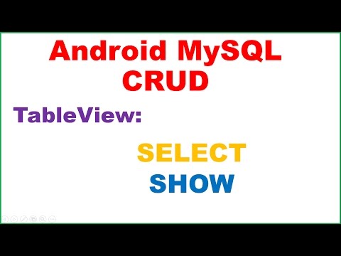 Android PHP MySQL CRUD Ep.06 : TableView - SELECT Fill Multiple Columns