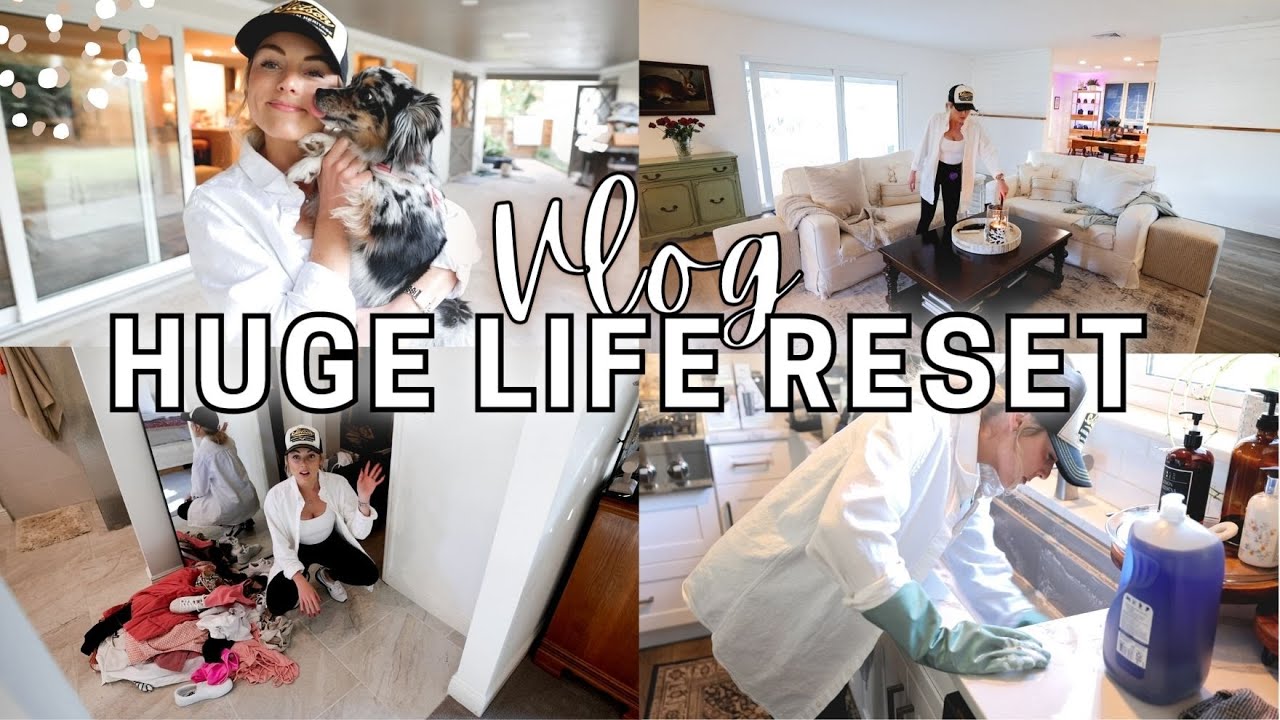 VLOG | HUGE LIFE RESET, CLOSET CLEAN OUT, SAM'S RUN & ORGANIZING THE HOUSE FOR 2023