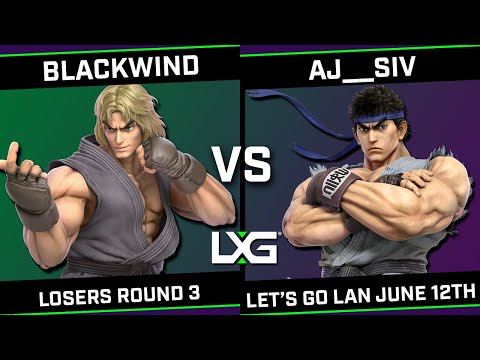 Blackwind (Ken/Kazuya) vs aj__siv (Ryu/Jigglypuff) - LXG Let's Go LAN June 12th