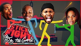 ALL OUT BRAWL! INTENSE FAMILY VIOLENCE! - Stick Fight Gameplay
