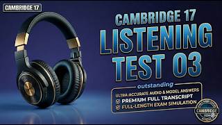 Cambridge IELTS 17 Listening Test 3 with Answers | Latest IELTS Listening Practice Test 2026
