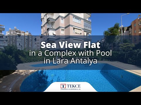 Sea View Flat in a Complex with Pool in Lara Antalya | Antalya Homes ®