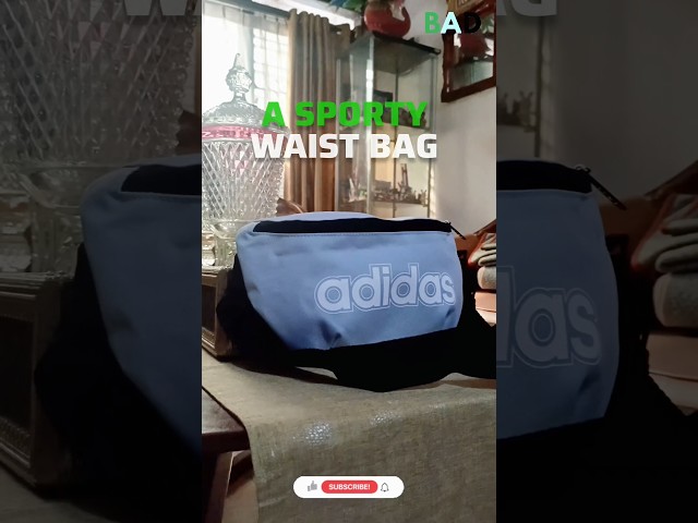 Vídeo relacionado con adidas Unisex - Adulto Essentials Waist Bag, Black/White, One Size