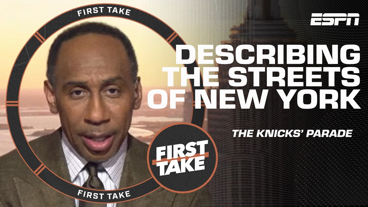 KNICKS PARADE DAY 🍾 Stephen A. says it's BANANAS in New York City 🥳 | First Take