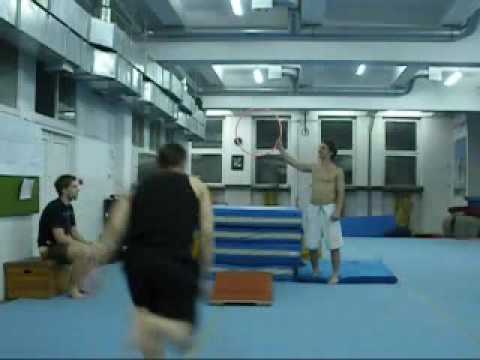 trening ninja - scenki z treningu