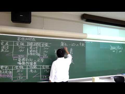 会計学科 11 木村勝則の簿記一巡の手続き　仕訳帳　総勘定元帳　合計残高試算表　精算表　B/S　P/L　決算整理仕訳