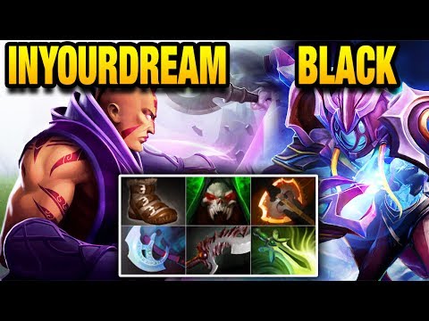 InYourdreaM [Anti-Mage] vs Black^ [Arc warden]- No Power Tread Switching Really?? Dota 2