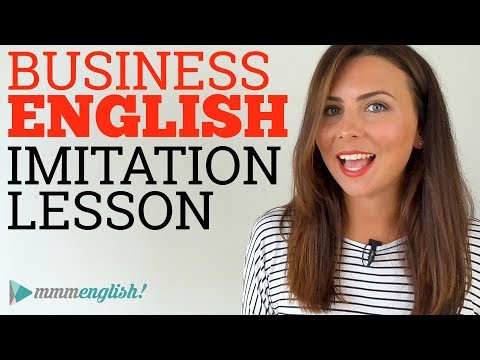 Business English | Imitation Lesson | Idioms & Vocabulary