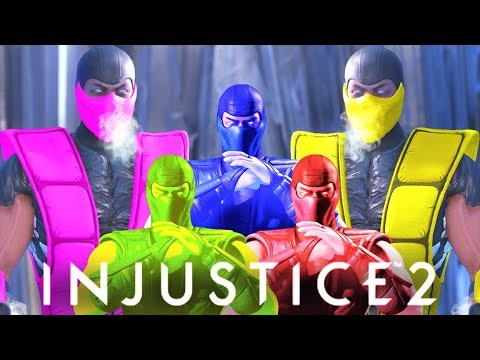 INJUSTICE 2 - Klassic MK DIALOGUES! Mk1/Mk3 Complete Epic Sets