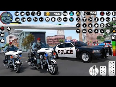 Police Truck Gangster Driver 3D - Cop Car Chase Driving Simulator - Android GamePlay