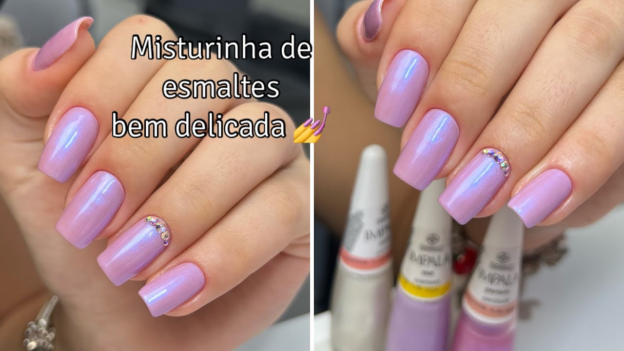 Esmaltação com misturinha e muitas dicas para manicure iniciante 😍