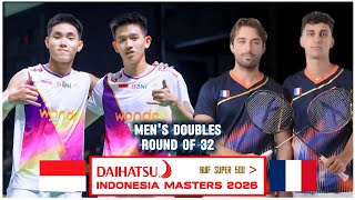 Download lagu DRAMATIS! Raymond Indra/Nikolaus Joaquin vs Adam/Leo | Indonesia Masters 2026 Badminton mp3