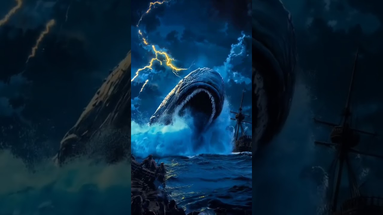 Mega killer whales ☠️ #retrowaveart #wallpaper #aiartcommunity #anime #aiart #nightlight