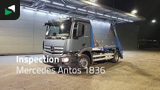 Camion multibenne Mercedes-Benz Antos 1836 4X2 Palfinger M14T-25 MPA skiploader Automatic Airco à vendre - Image 4 | Autoline GN Camion multibenne Mercedes-Benz Antos 1836 4X2 Palfinger M14T-25 MPA skiploader Automatic Airco | Image 4 - Autoline
