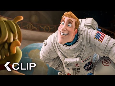 Unexpected FRIENDSHIP Between Human And Alien - PLANET 51 Clip (2009)