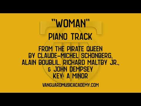 Woman [from The Pirate Queen] - A minor - piano track