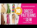 10 DESIGNER INSPIRED DRESS PATTERNS TO SEW Cute Comfy And Glam Stay At Home Looks