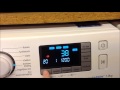 Samsung WF70F5E5P4W EN Overview All Programs And Options