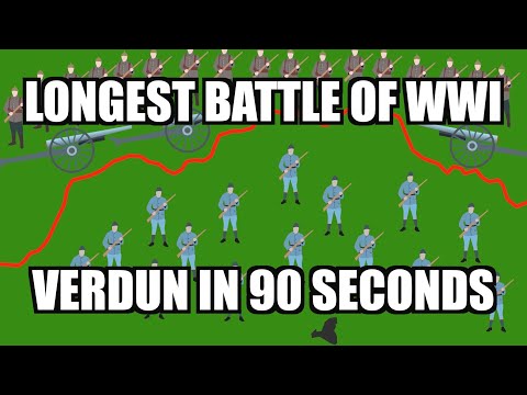 WW1 - Verdun in 90 Seconds
