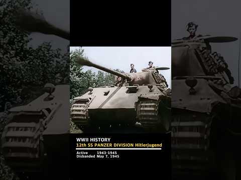 12th SS Panzer Division Hitlerjugend German armoured division of the Waffen-SS during WW2 #military