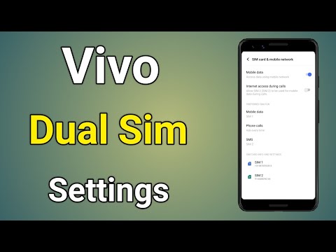 Vivo Sim Setting | Dual Sim Settings | Vivo Dual Sim Settings | 2 Sim Card Settings
